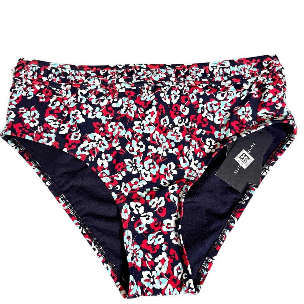 Tommy Hilfiger Women’s Floral Print High Waisted Bikini Bottoms